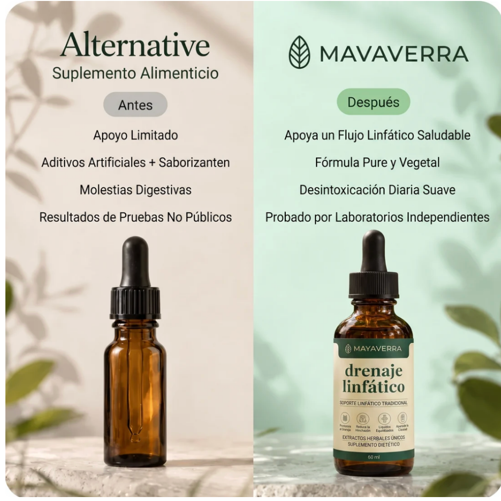 DRENAJE LINFATICO MAYAVERRA - GOTAS NATURALES