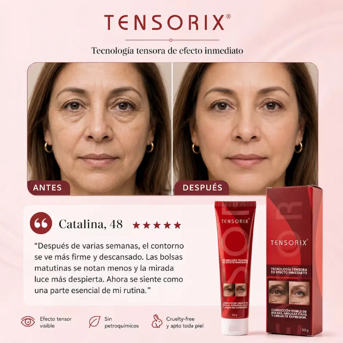Tensorix el secreto para una mirada joven y descansada